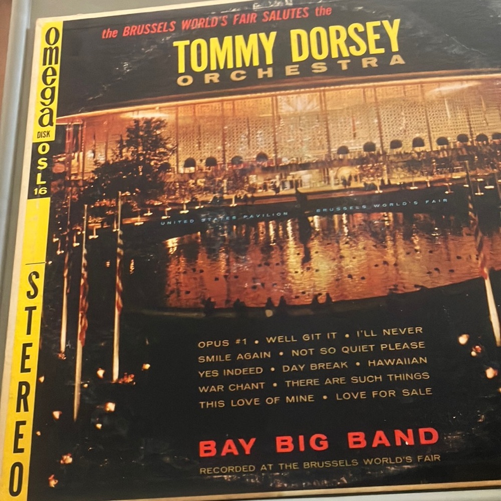 Tommy Dorsey Orchestra Vinyl Record